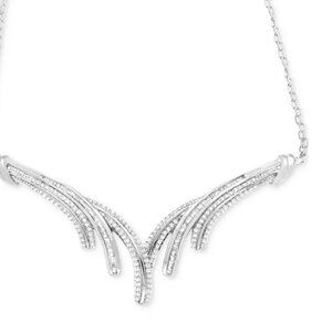 Diamond Necklace (1 ct. t.w.) in Sterling Silver